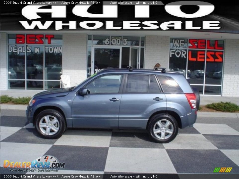 2006 Suzuki Grand Vitara Luxury 4x4 Azure Gray Metallic / Black Photo #1