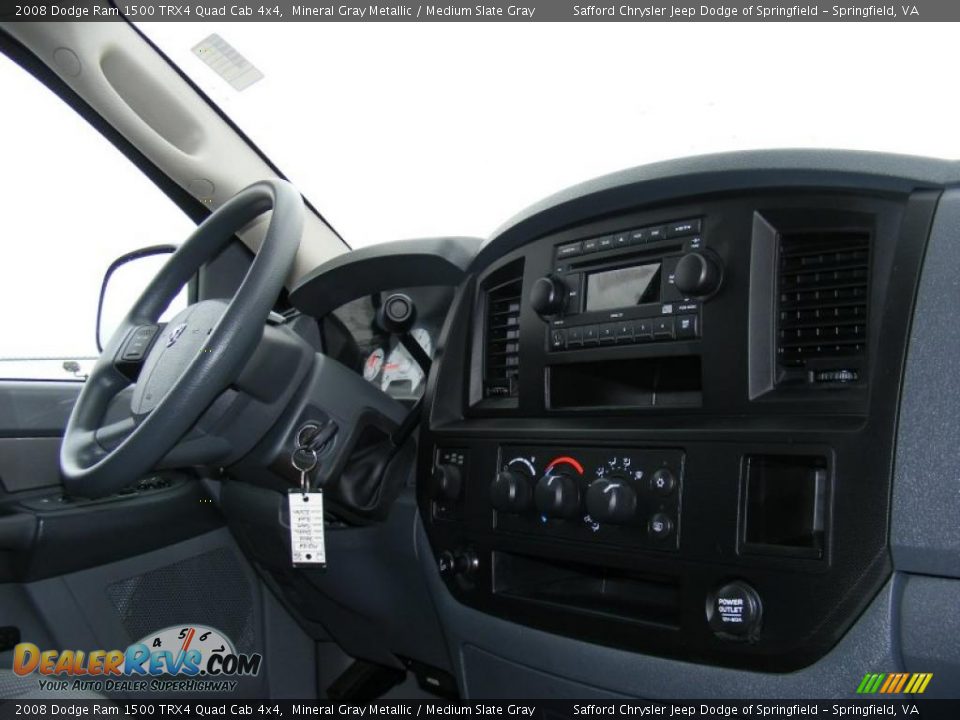 2008 Dodge Ram 1500 TRX4 Quad Cab 4x4 Mineral Gray Metallic / Medium Slate Gray Photo #19