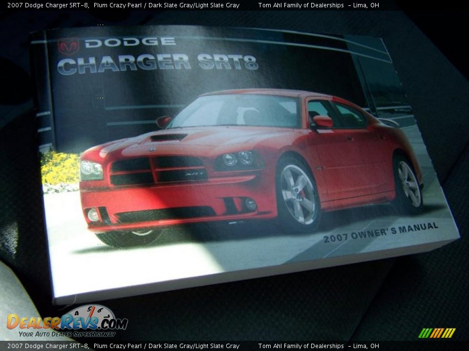 2007 Dodge Charger SRT-8 Plum Crazy Pearl / Dark Slate Gray/Light Slate Gray Photo #36