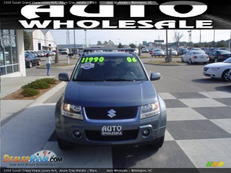2006 Suzuki Grand Vitara Luxury 4x4 Azure Gray Metallic / Black Photo #2