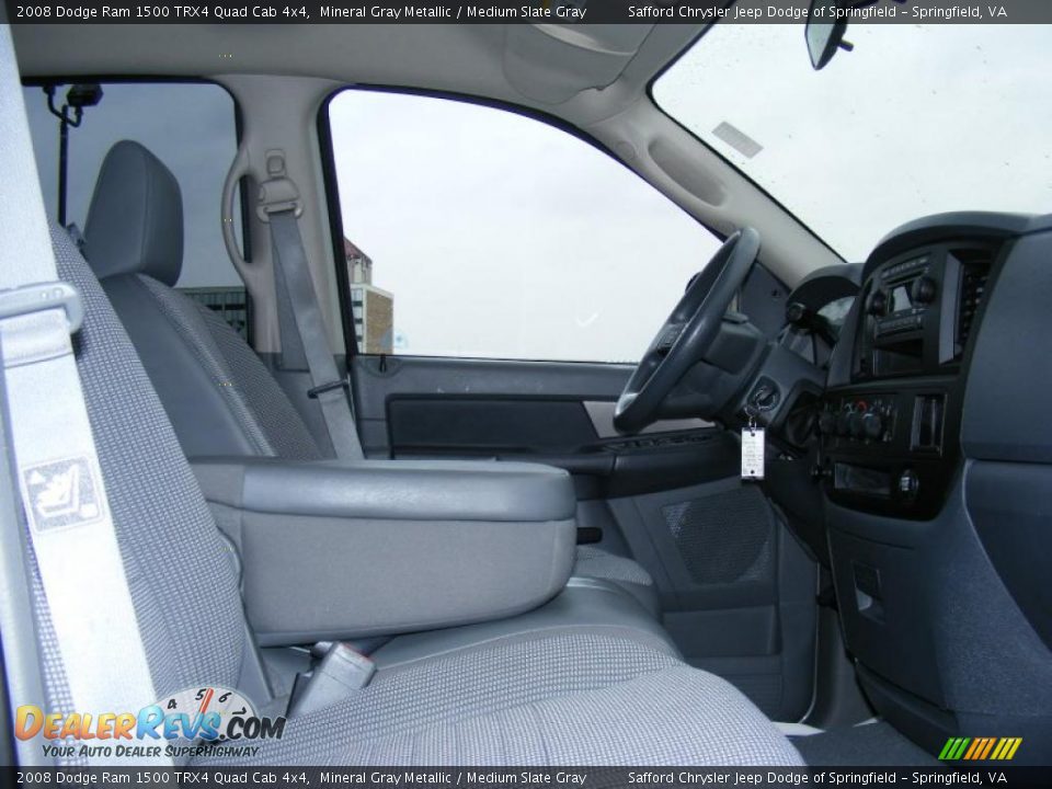 2008 Dodge Ram 1500 TRX4 Quad Cab 4x4 Mineral Gray Metallic / Medium Slate Gray Photo #20