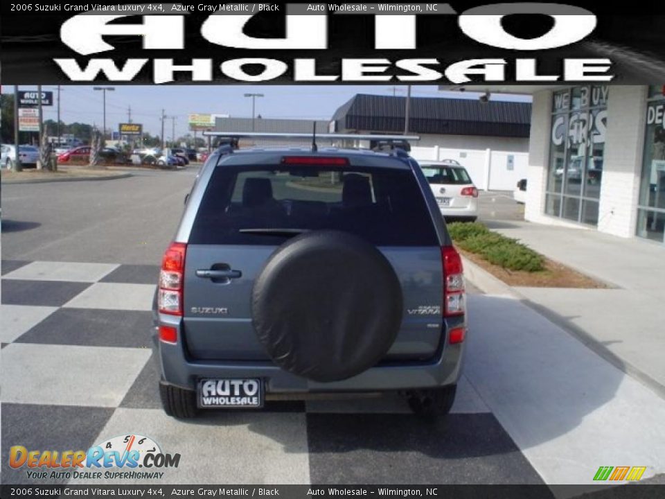 2006 Suzuki Grand Vitara Luxury 4x4 Azure Gray Metallic / Black Photo #3