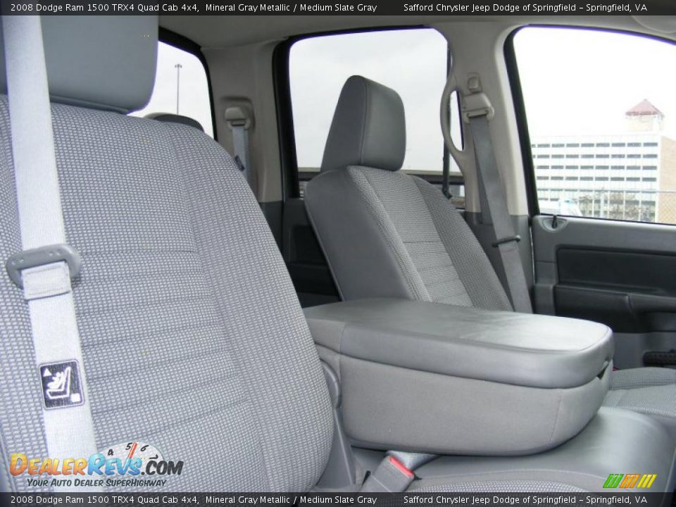 2008 Dodge Ram 1500 TRX4 Quad Cab 4x4 Mineral Gray Metallic / Medium Slate Gray Photo #21
