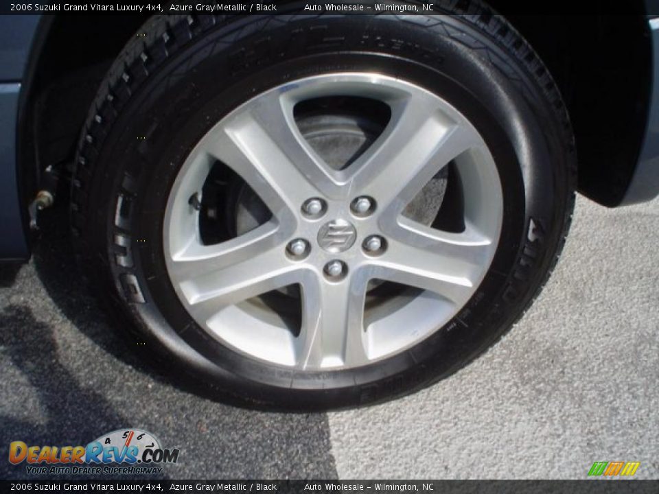2006 Suzuki Grand Vitara Luxury 4x4 Azure Gray Metallic / Black Photo #4