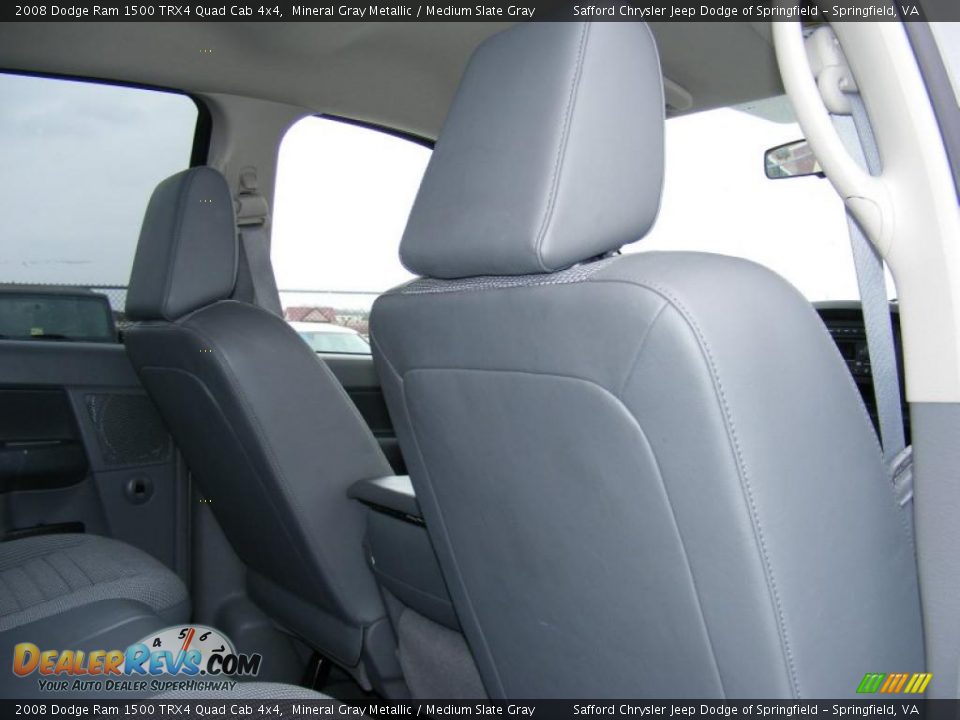 2008 Dodge Ram 1500 TRX4 Quad Cab 4x4 Mineral Gray Metallic / Medium Slate Gray Photo #22