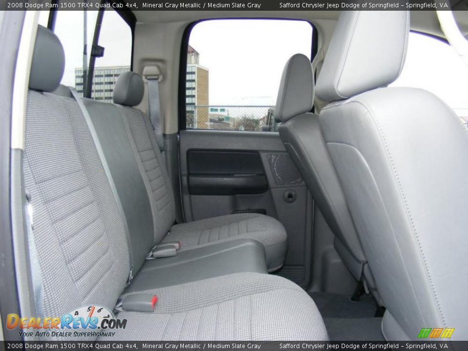 2008 Dodge Ram 1500 TRX4 Quad Cab 4x4 Mineral Gray Metallic / Medium Slate Gray Photo #23