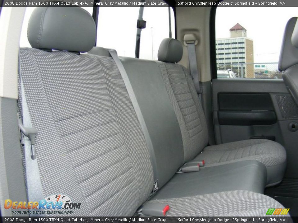 2008 Dodge Ram 1500 TRX4 Quad Cab 4x4 Mineral Gray Metallic / Medium Slate Gray Photo #24