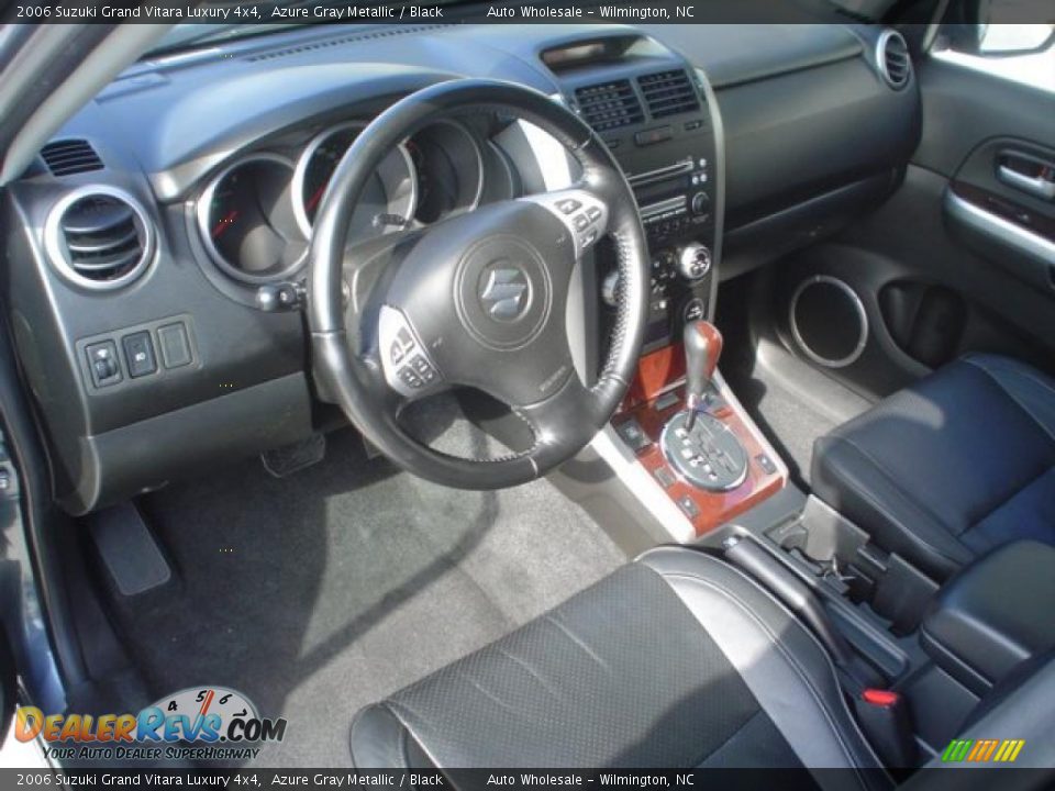 2006 Suzuki Grand Vitara Luxury 4x4 Azure Gray Metallic / Black Photo #9