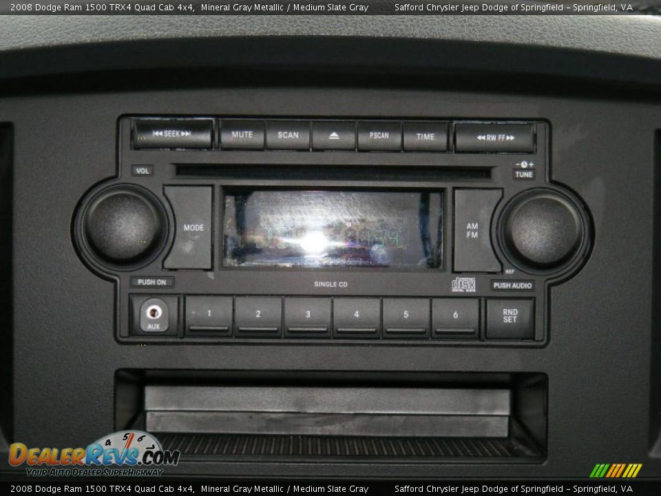 2008 Dodge Ram 1500 TRX4 Quad Cab 4x4 Mineral Gray Metallic / Medium Slate Gray Photo #29