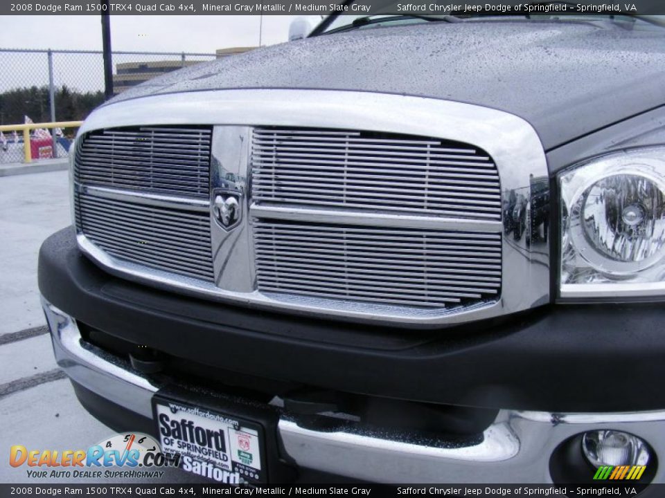 2008 Dodge Ram 1500 TRX4 Quad Cab 4x4 Mineral Gray Metallic / Medium Slate Gray Photo #32