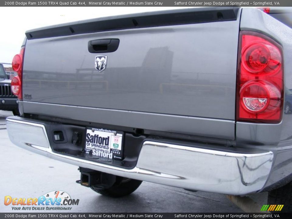 2008 Dodge Ram 1500 TRX4 Quad Cab 4x4 Mineral Gray Metallic / Medium Slate Gray Photo #33