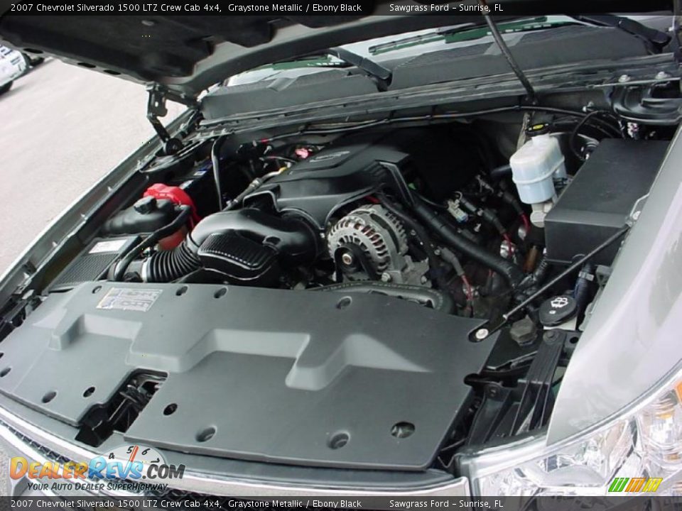 2007 Chevrolet Silverado 1500 LTZ Crew Cab 4x4 Graystone Metallic / Ebony Black Photo #19