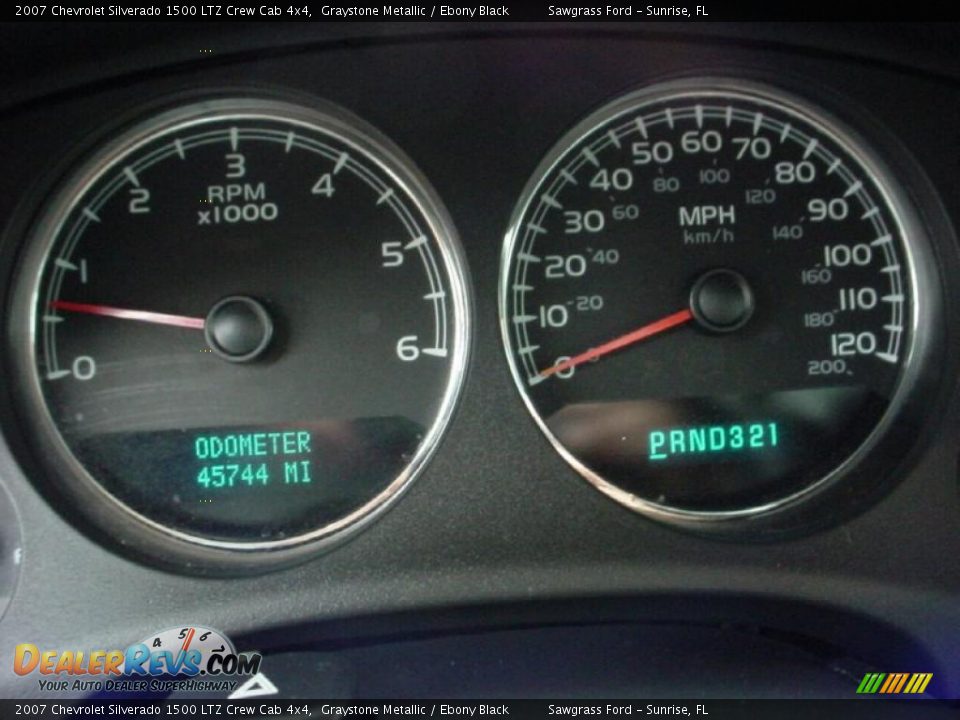 2007 Chevrolet Silverado 1500 LTZ Crew Cab 4x4 Graystone Metallic / Ebony Black Photo #20