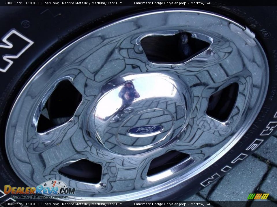 2008 Ford F150 XLT SuperCrew Redfire Metallic / Medium/Dark Flint Photo #9