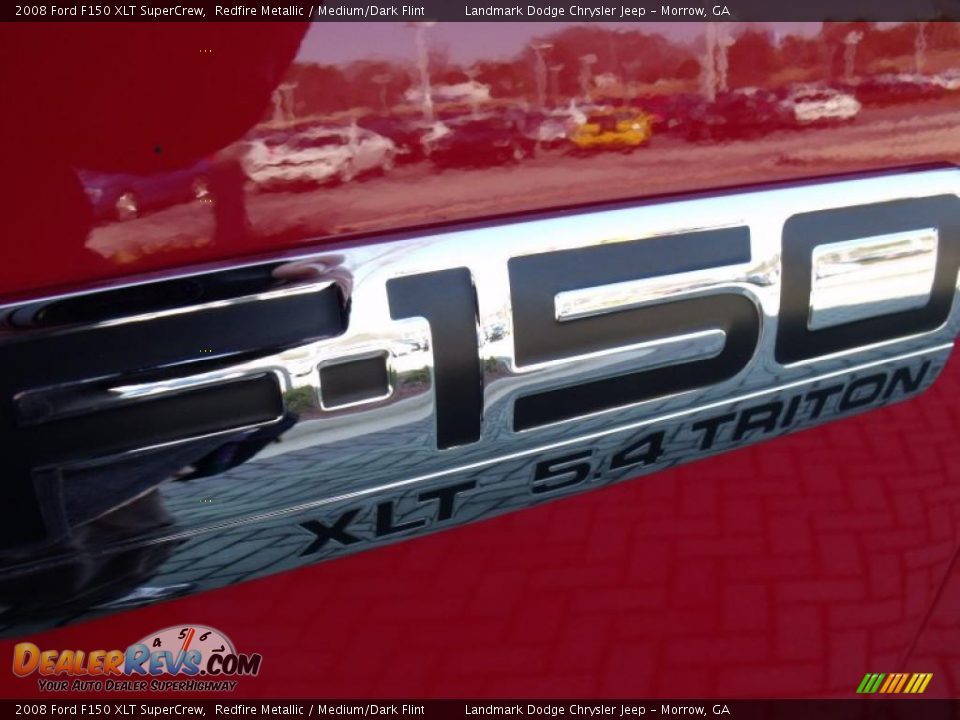 2008 Ford F150 XLT SuperCrew Redfire Metallic / Medium/Dark Flint Photo #10