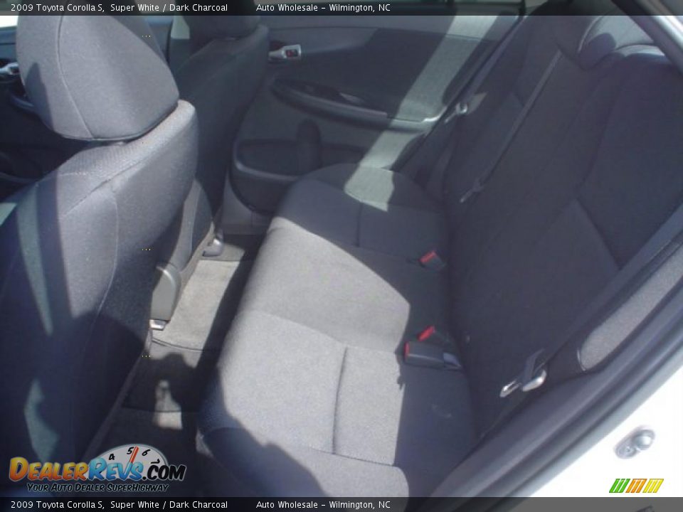2009 Toyota Corolla S Super White / Dark Charcoal Photo #7