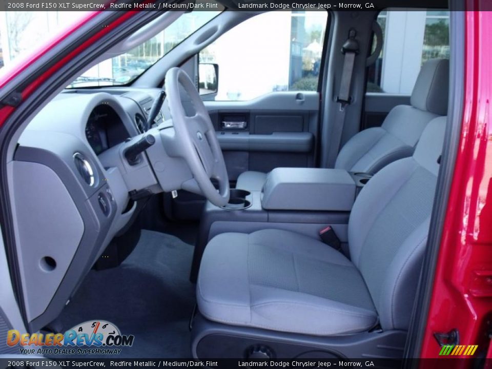 2008 Ford F150 XLT SuperCrew Redfire Metallic / Medium/Dark Flint Photo #11