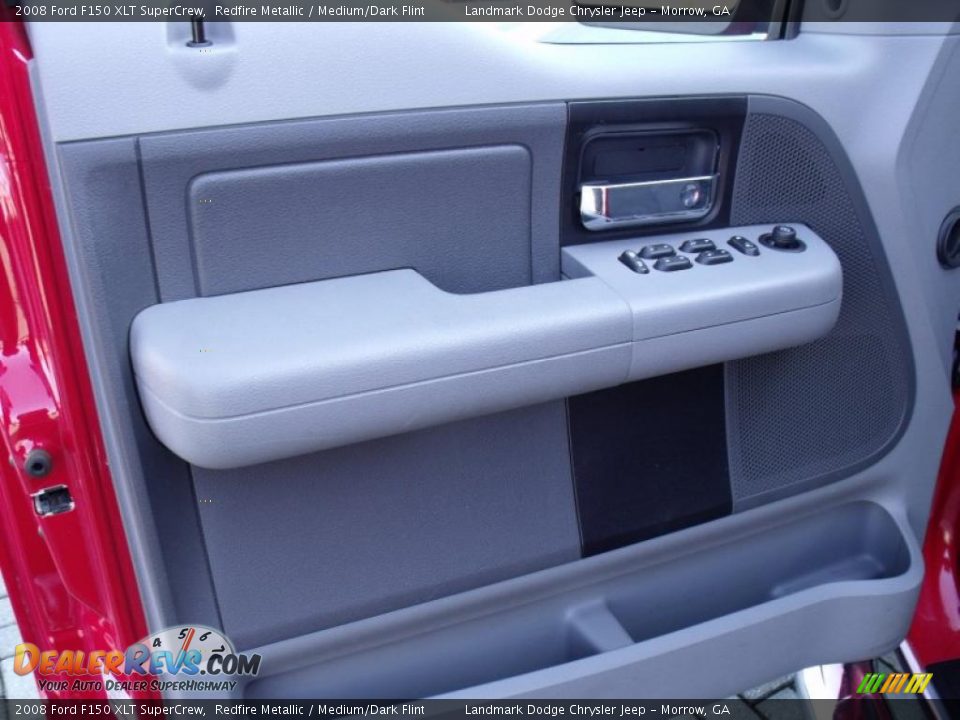 2008 Ford F150 XLT SuperCrew Redfire Metallic / Medium/Dark Flint Photo #12