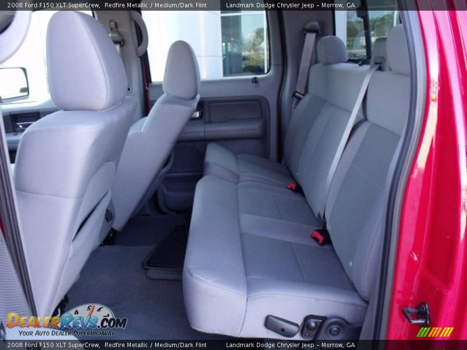 2008 Ford F150 XLT SuperCrew Redfire Metallic / Medium/Dark Flint Photo #14