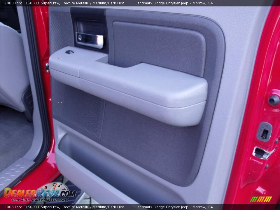 2008 Ford F150 XLT SuperCrew Redfire Metallic / Medium/Dark Flint Photo #17