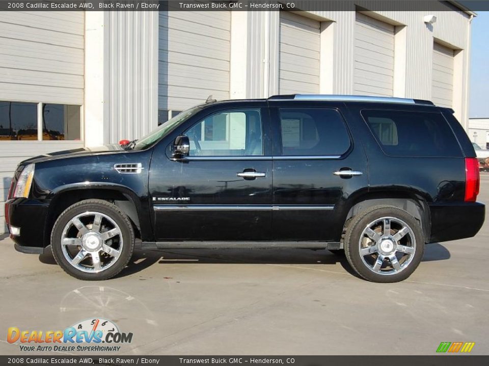 2008 Cadillac Escalade AWD Black Raven / Ebony Photo #4