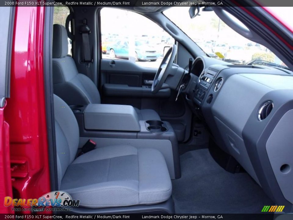 2008 Ford F150 XLT SuperCrew Redfire Metallic / Medium/Dark Flint Photo #18