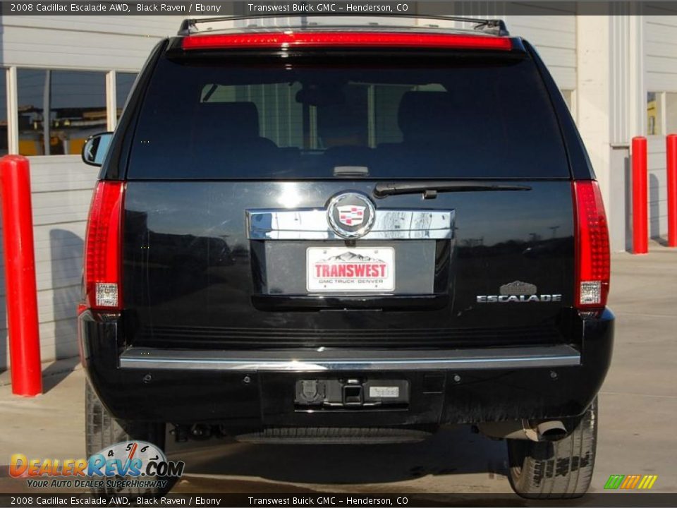 2008 Cadillac Escalade AWD Black Raven / Ebony Photo #5