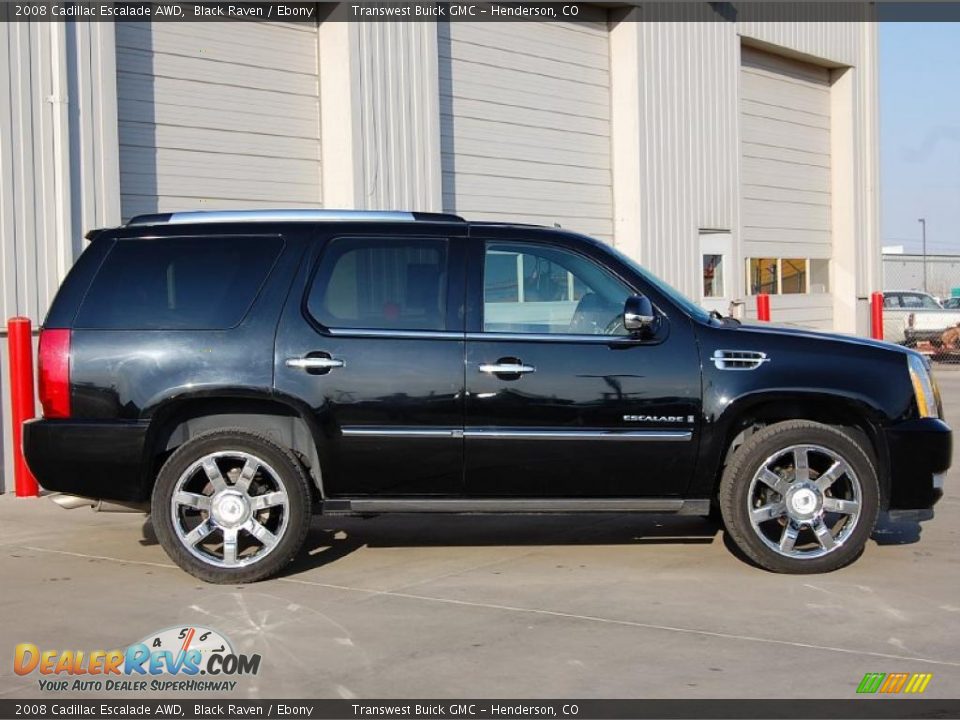 2008 Cadillac Escalade AWD Black Raven / Ebony Photo #6