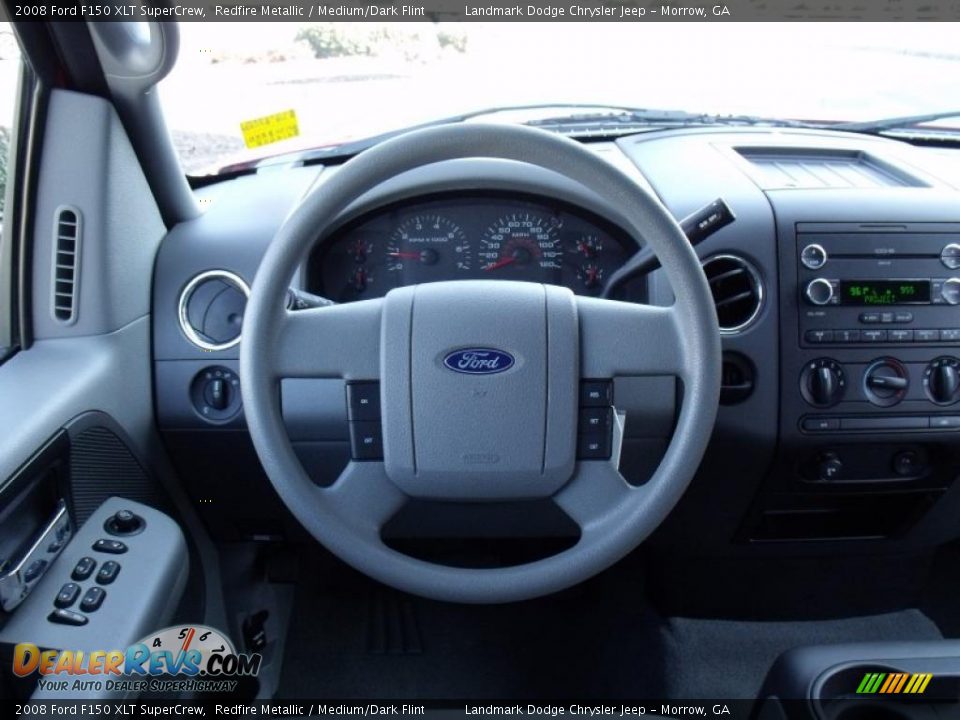 2008 Ford F150 XLT SuperCrew Redfire Metallic / Medium/Dark Flint Photo #22