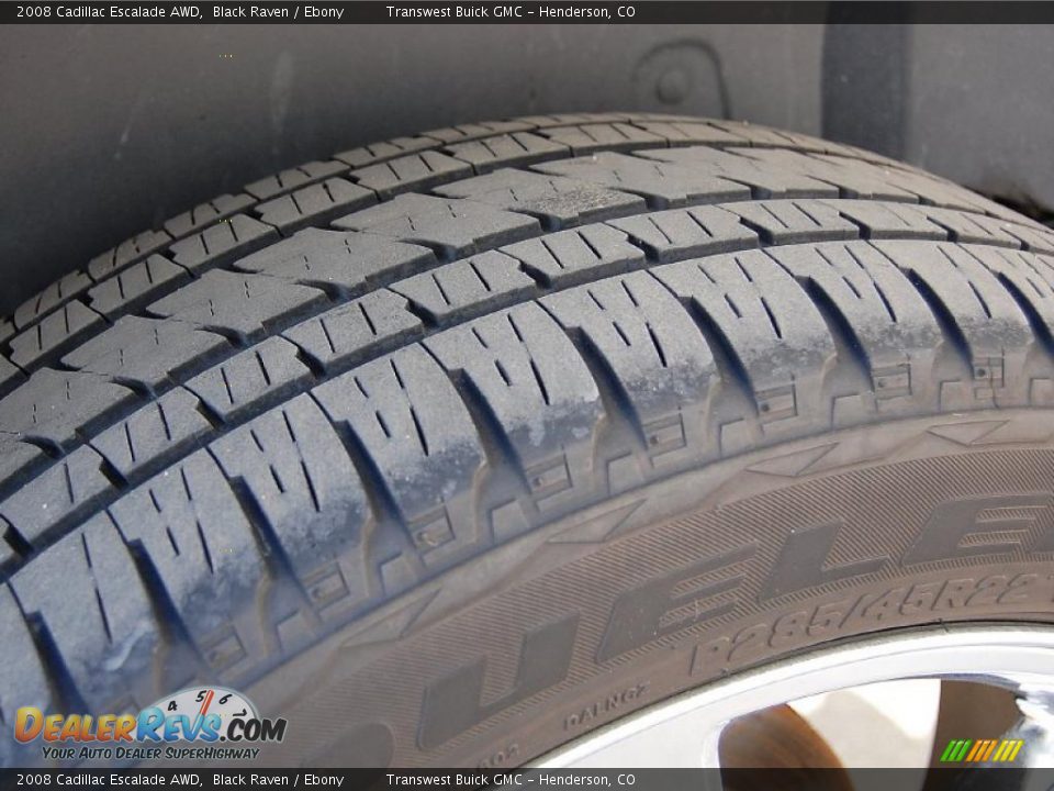 2008 Cadillac Escalade AWD Black Raven / Ebony Photo #9