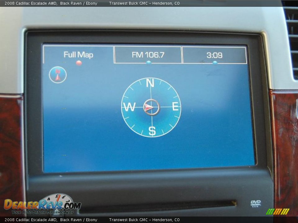 2008 Cadillac Escalade AWD Black Raven / Ebony Photo #10