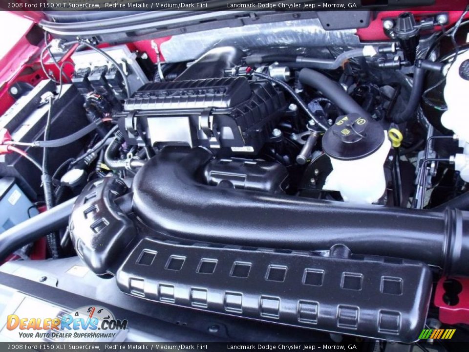 2008 Ford F150 XLT SuperCrew Redfire Metallic / Medium/Dark Flint Photo #27