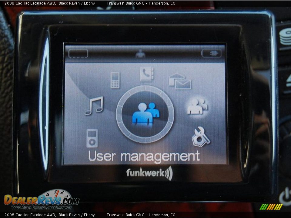 2008 Cadillac Escalade AWD Black Raven / Ebony Photo #14