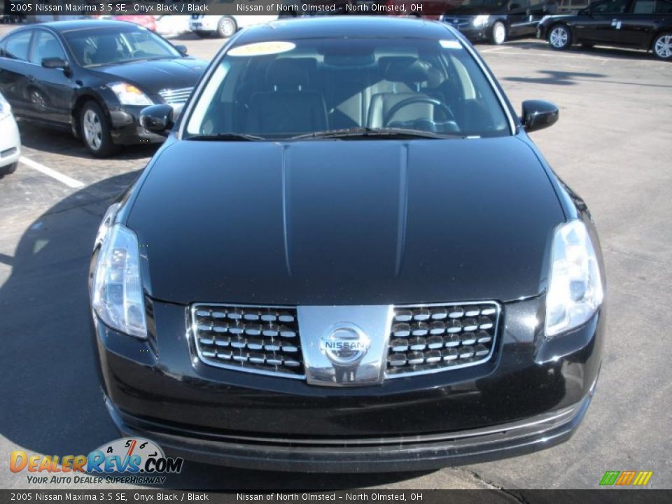 2005 Nissan Maxima 3.5 SE Onyx Black / Black Photo #2