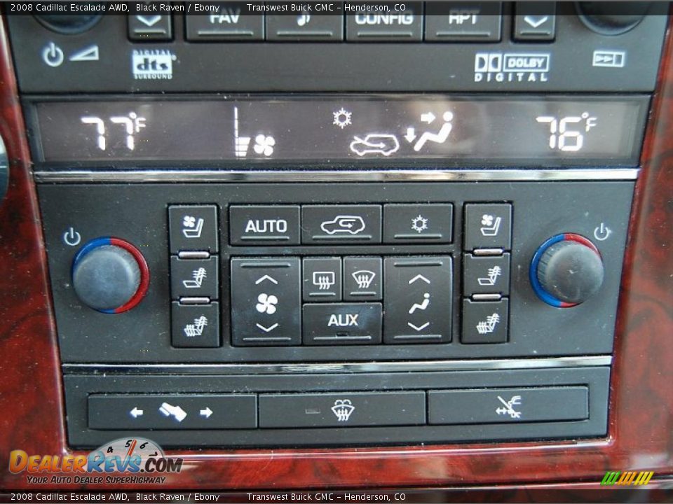 2008 Cadillac Escalade AWD Black Raven / Ebony Photo #16