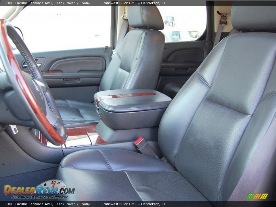 2008 Cadillac Escalade AWD Black Raven / Ebony Photo #17
