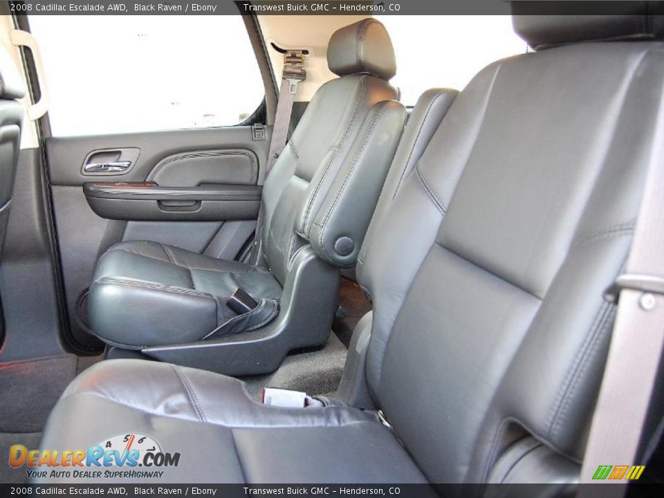 2008 Cadillac Escalade AWD Black Raven / Ebony Photo #18