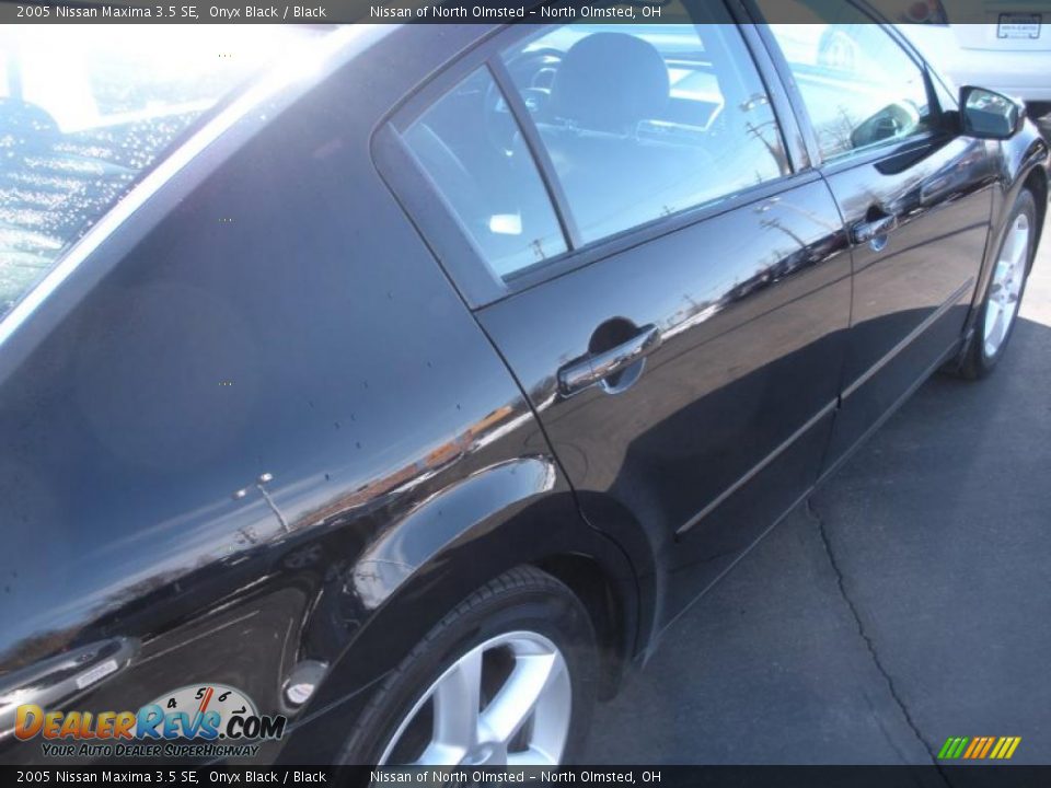 2005 Nissan Maxima 3.5 SE Onyx Black / Black Photo #5