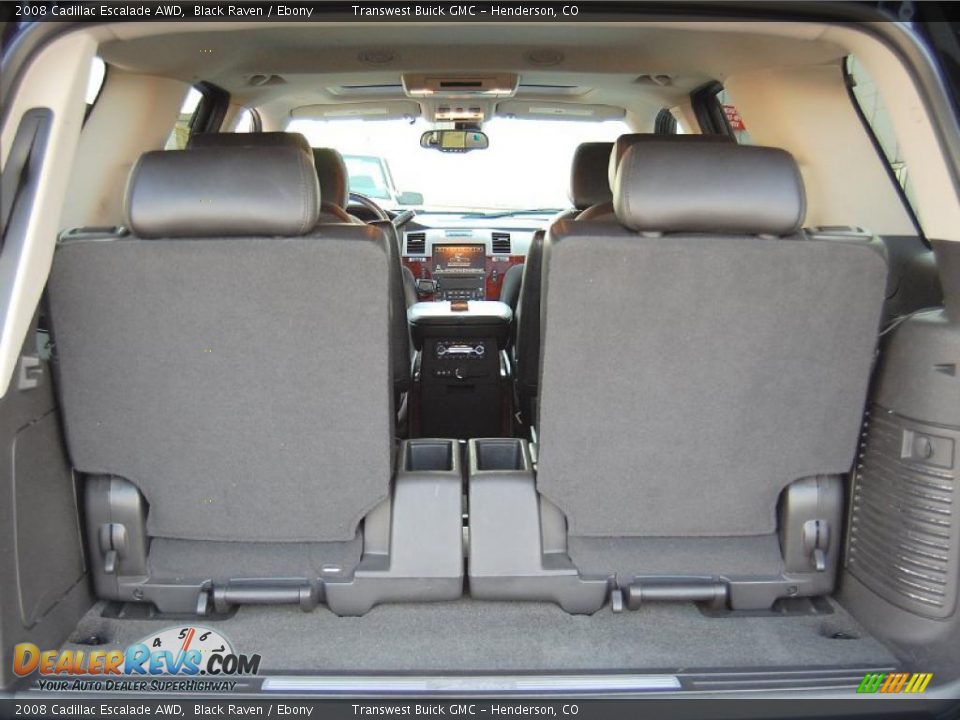 2008 Cadillac Escalade AWD Black Raven / Ebony Photo #19