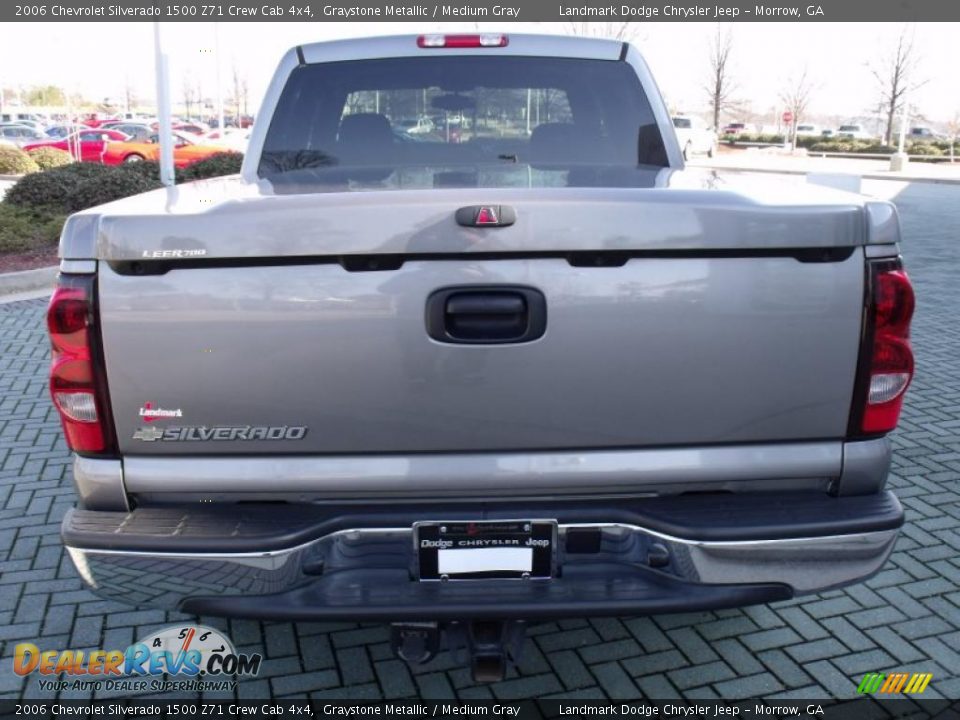 2006 Chevrolet Silverado 1500 Z71 Crew Cab 4x4 Graystone Metallic / Medium Gray Photo #4