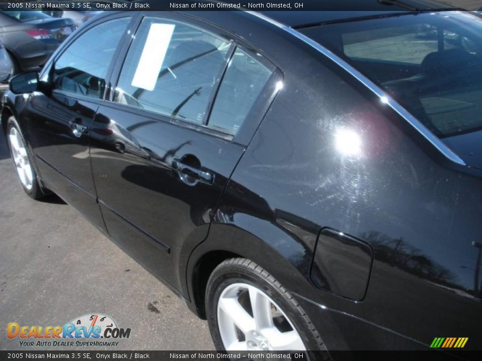 2005 Nissan Maxima 3.5 SE Onyx Black / Black Photo #7