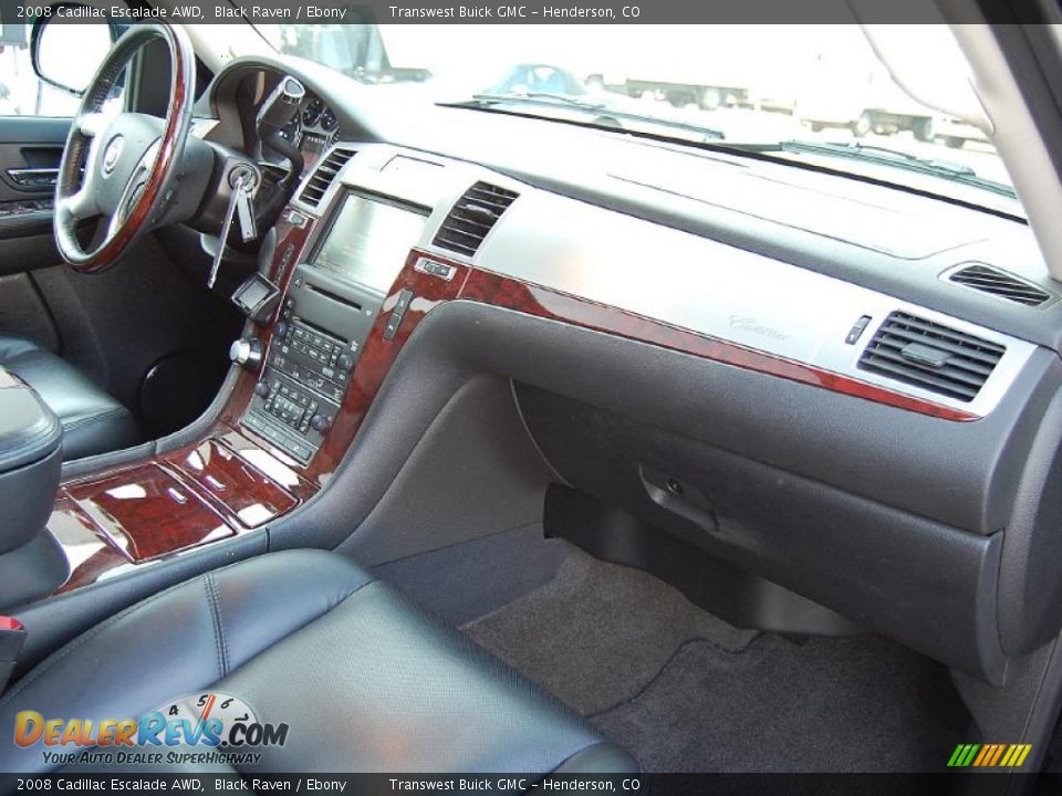 2008 Cadillac Escalade AWD Black Raven / Ebony Photo #21