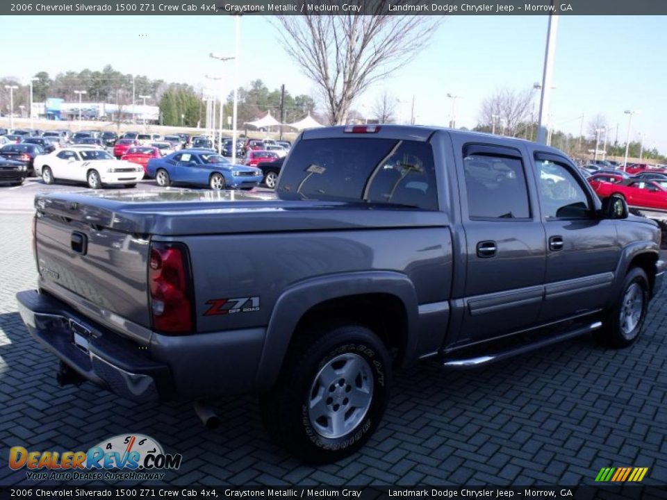 2006 Chevrolet Silverado 1500 Z71 Crew Cab 4x4 Graystone Metallic / Medium Gray Photo #5