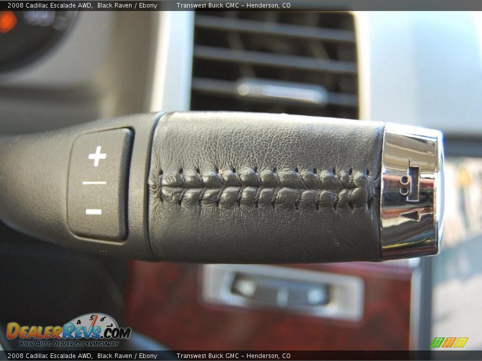 2008 Cadillac Escalade AWD Black Raven / Ebony Photo #25