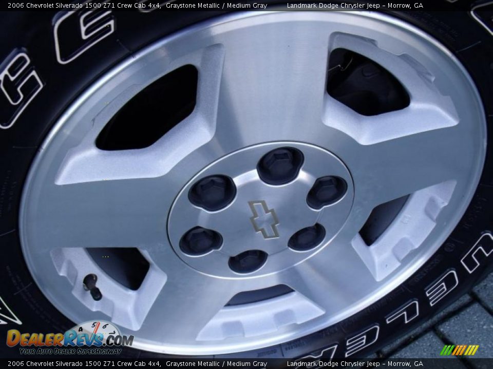 2006 Chevrolet Silverado 1500 Z71 Crew Cab 4x4 Graystone Metallic / Medium Gray Photo #9