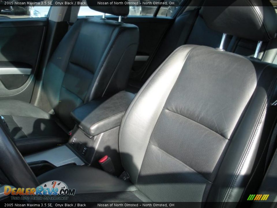 2005 Nissan Maxima 3.5 SE Onyx Black / Black Photo #12