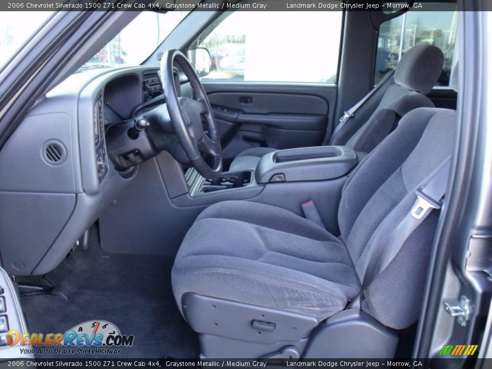 2006 Chevrolet Silverado 1500 Z71 Crew Cab 4x4 Graystone Metallic / Medium Gray Photo #10