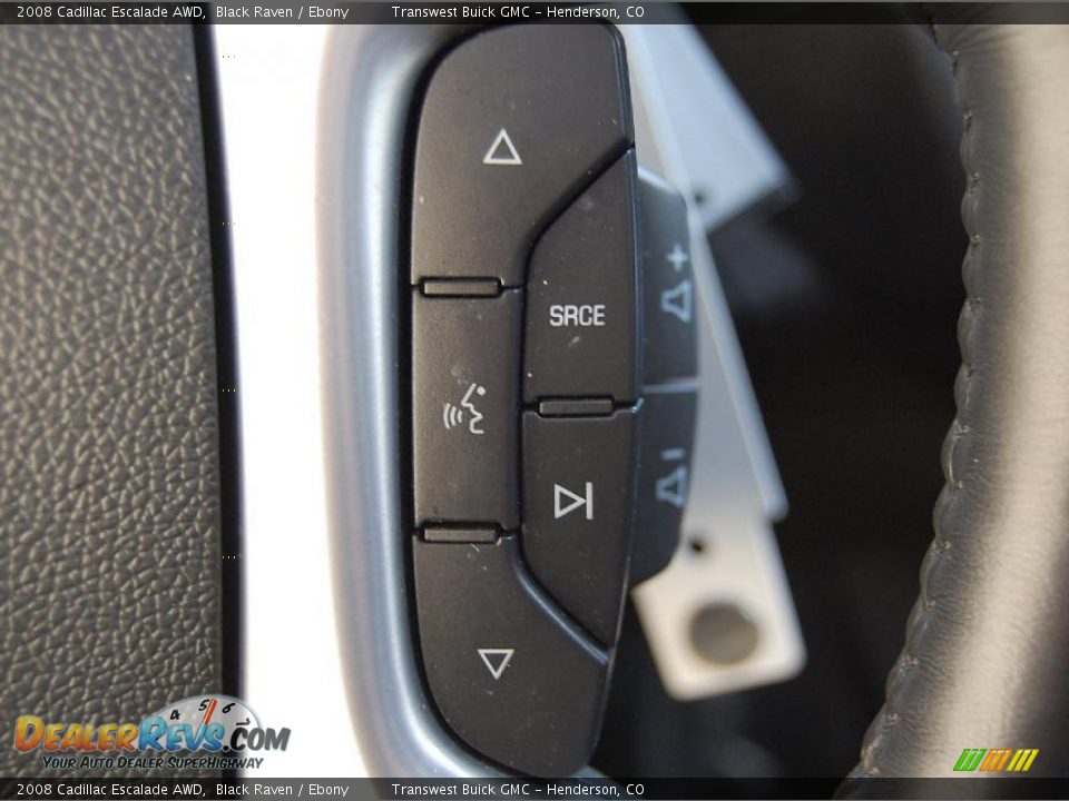 2008 Cadillac Escalade AWD Black Raven / Ebony Photo #28