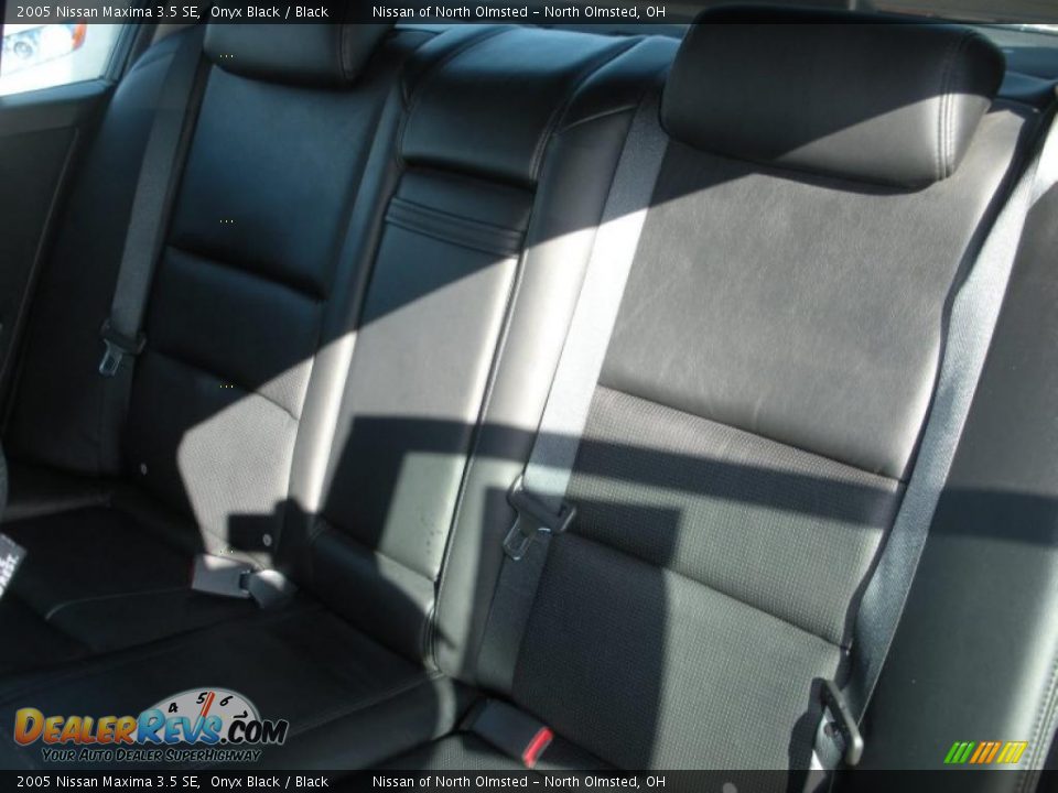 2005 Nissan Maxima 3.5 SE Onyx Black / Black Photo #18