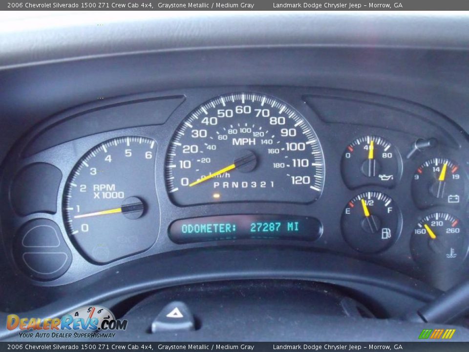 2006 Chevrolet Silverado 1500 Z71 Crew Cab 4x4 Graystone Metallic / Medium Gray Photo #25